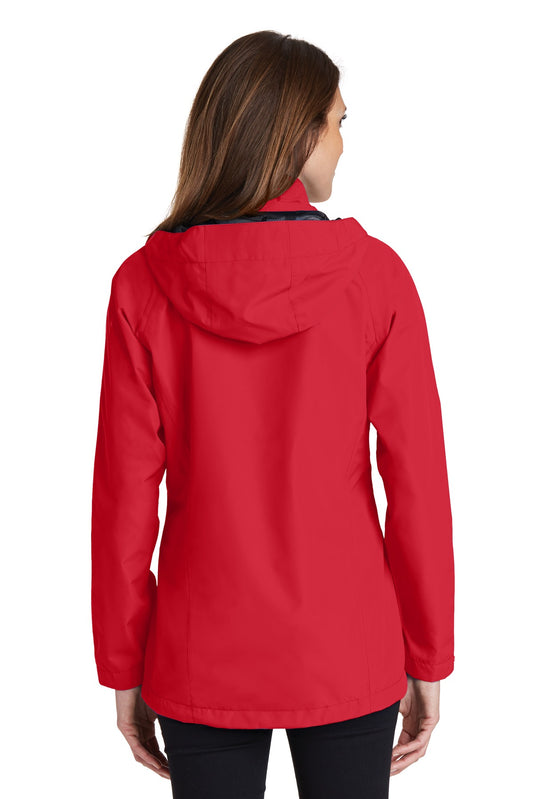 Port Authority Women's Torrent Waterproof Jacket. L333 Engine Red