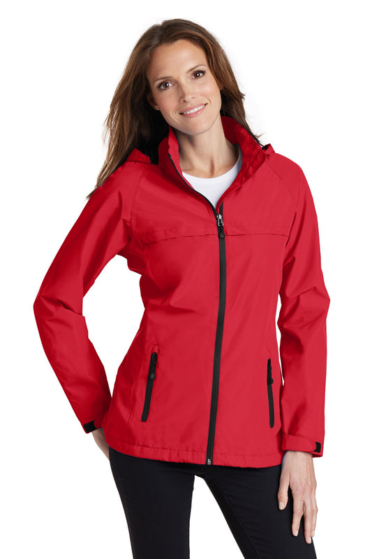 Port Authority Women's Torrent Waterproof Jacket. L333 Engine Red