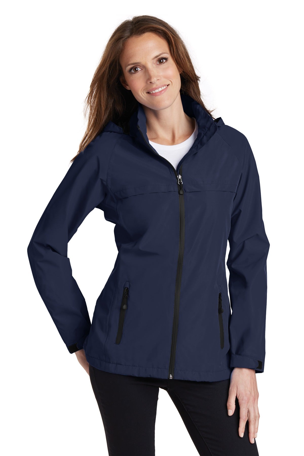 Port Authority Women's Torrent Waterproof Jacket. L333 True Navy