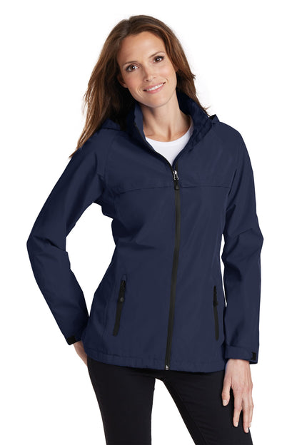 Port Authority Women's Torrent Waterproof Jacket. L333 True Navy