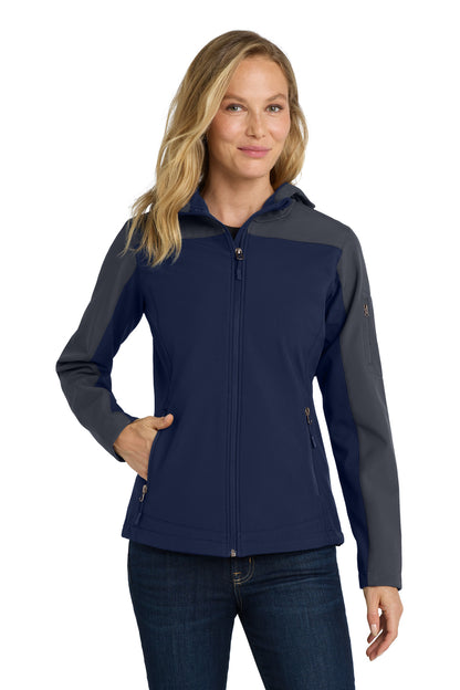 Port Authority Women's Hooded Core Soft Shell Jacket L335