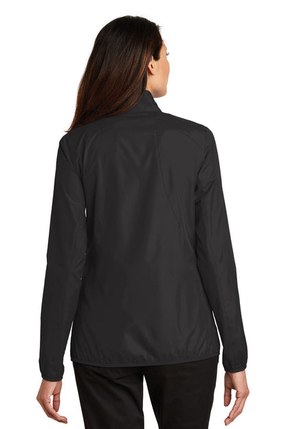 Port Authority Women's Zephyr Full-Zip Jacket. L344 Black
