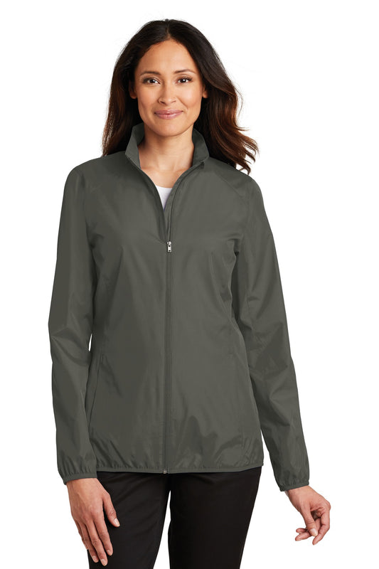 Port Authority Women's Zephyr Full-Zip Jacket. L344 Grey Steel