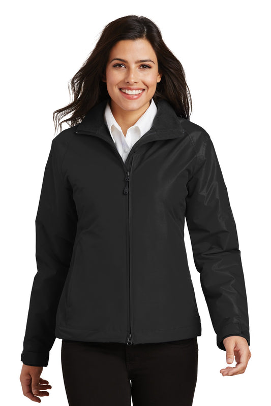 Port Authority Women's Challenger Jacket. L354 True Black/ True Black