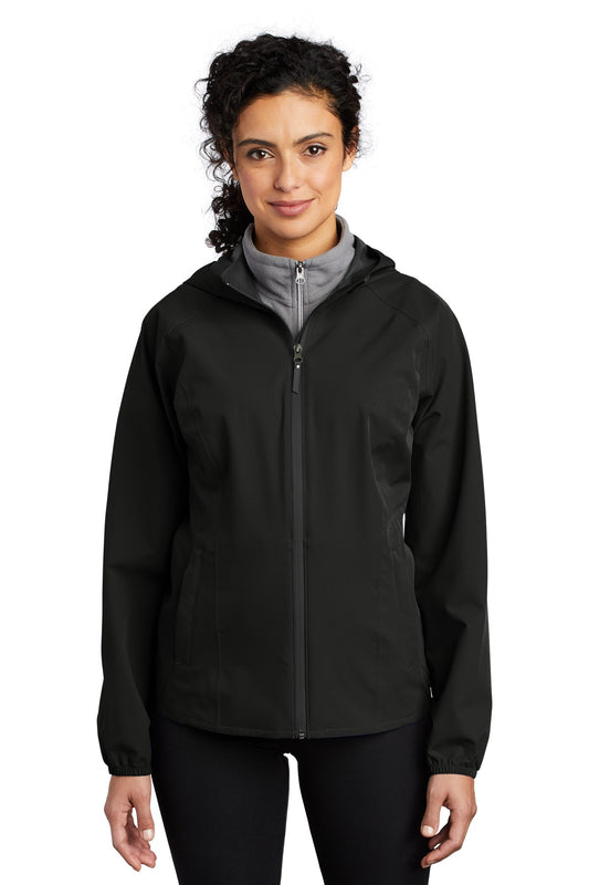 Port Authority  Women's Essential Rain Jacket L407 Deep Black