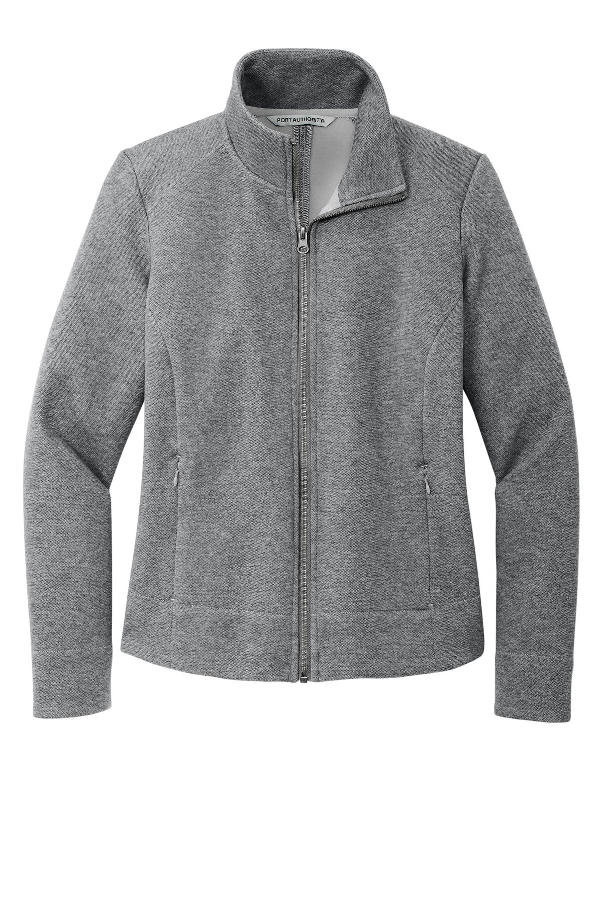 Port Authority Women's Network Fleece Jacket L422 Grey Heather