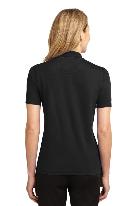 Port Authority Women's Rapid Dry Polo.  L455 Jet Black