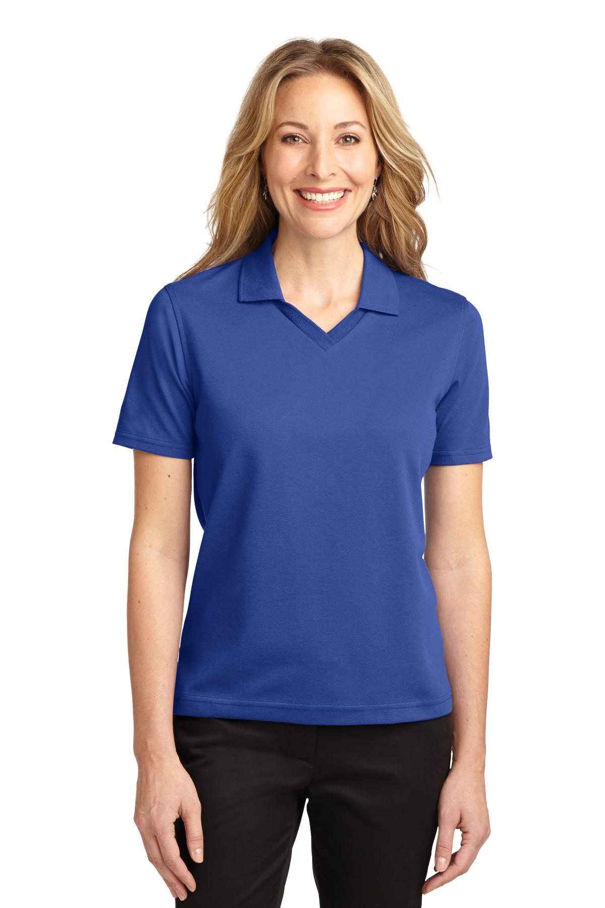 Port Authority Women's Rapid Dry Polo.  L455 Royal