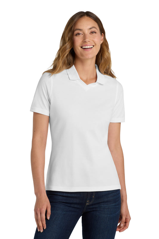 Port Authority Women's Rapid Dry Polo L455 White