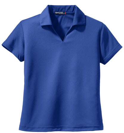 Sport-Tek Women's Dri-Mesh V-Neck Polo.  L469 Royal