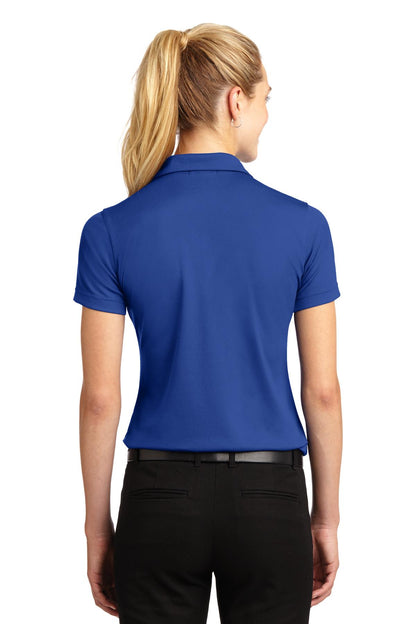 Sport-Tek Women's Dri-Mesh V-Neck Polo.  L469 Royal