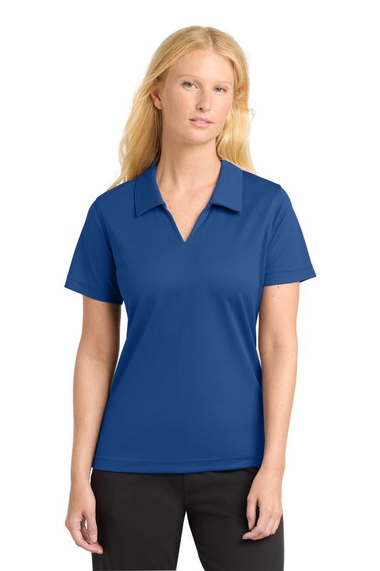 Sport-Tek Women's Dri-Mesh V-Neck Polo L469 Royal