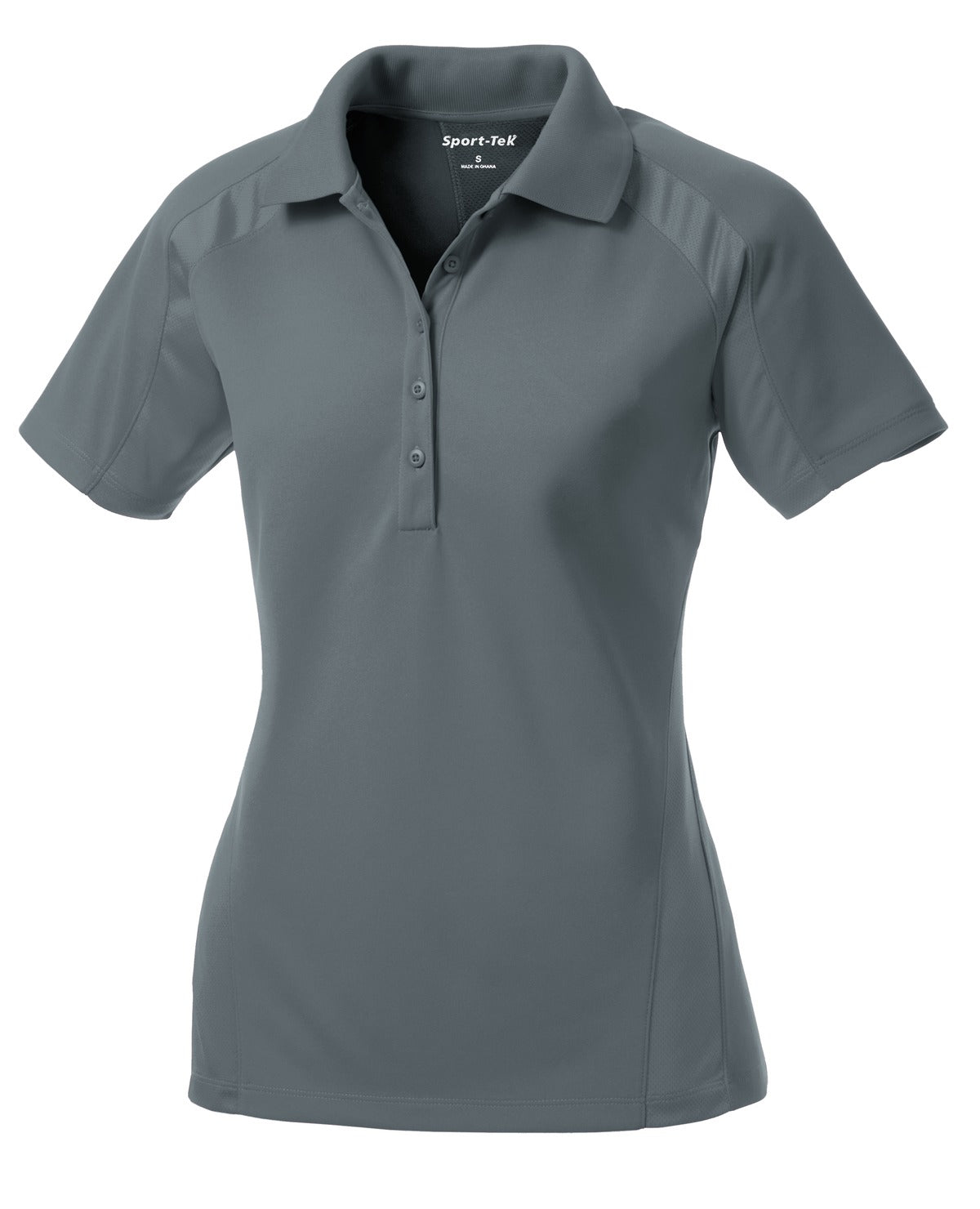 Sport-Tek Women's Dri-Mesh Pro Polo. L474 Steel