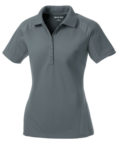Sport-Tek Women's Dri-Mesh Pro Polo. L474 Steel