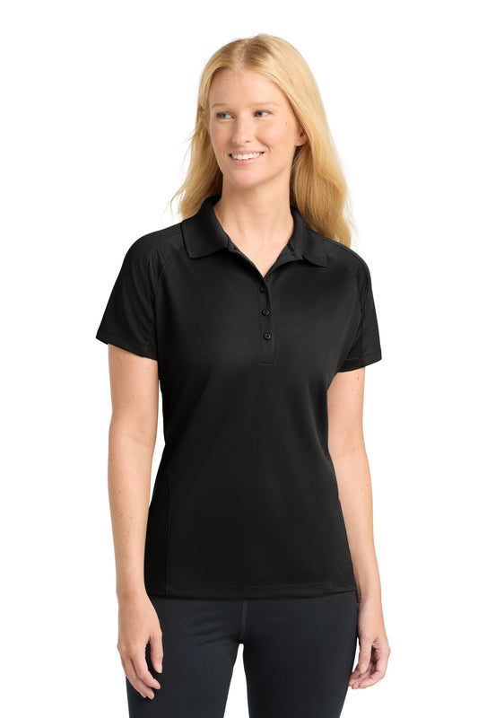 Sport-Tek Women's Dri-Mesh Pro Polo L474 Black