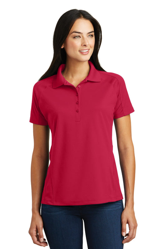 Sport-Tek Women's Dri-Mesh Pro Polo. L474 Engine Red