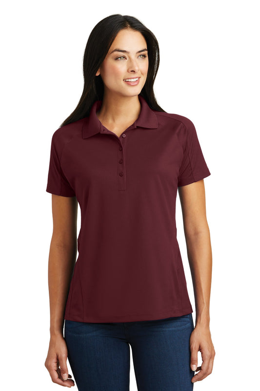 Sport-Tek Women's Dri-Mesh Pro Polo. L474 Maroon