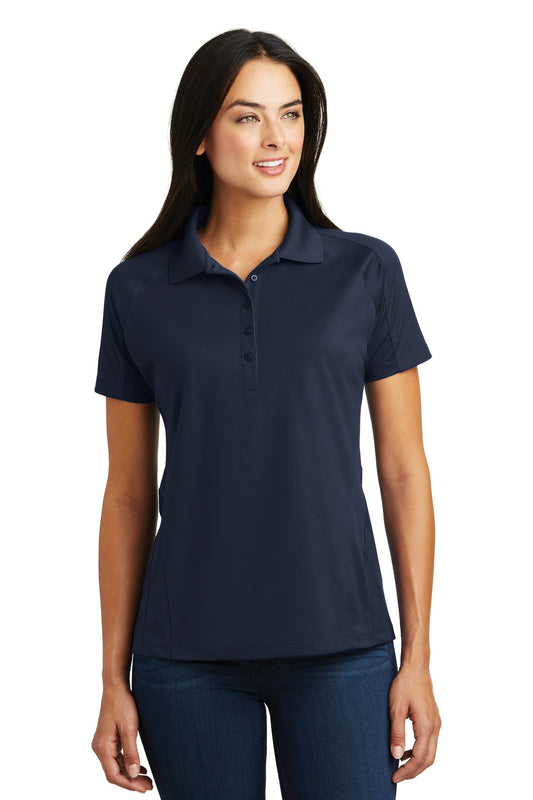 Sport-Tek Women's Dri-Mesh Pro Polo. L474 Navy
