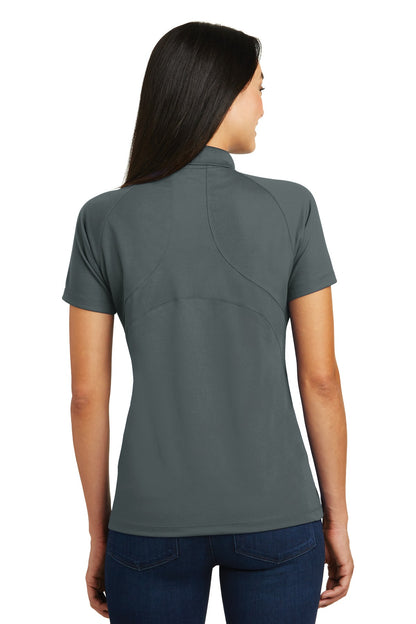 Sport-Tek Women's Dri-Mesh Pro Polo. L474 Steel