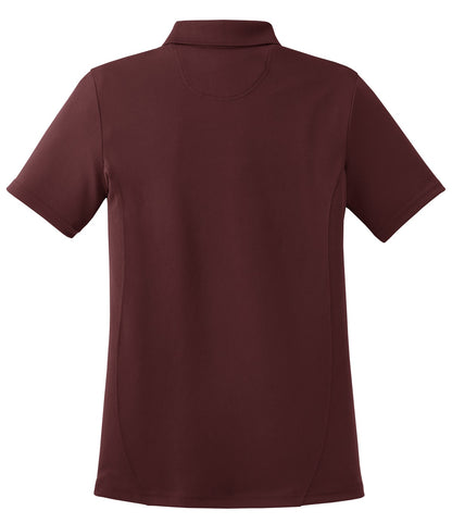 Sport-Tek Women's Dry Zone Raglan Accent Polo. L475 Maroon