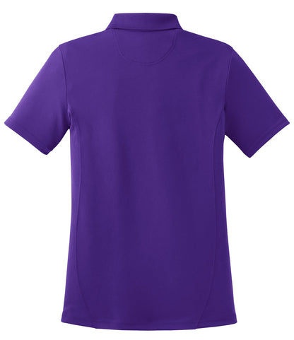 Sport-Tek Women's Dry Zone Raglan Accent Polo. L475 Purple