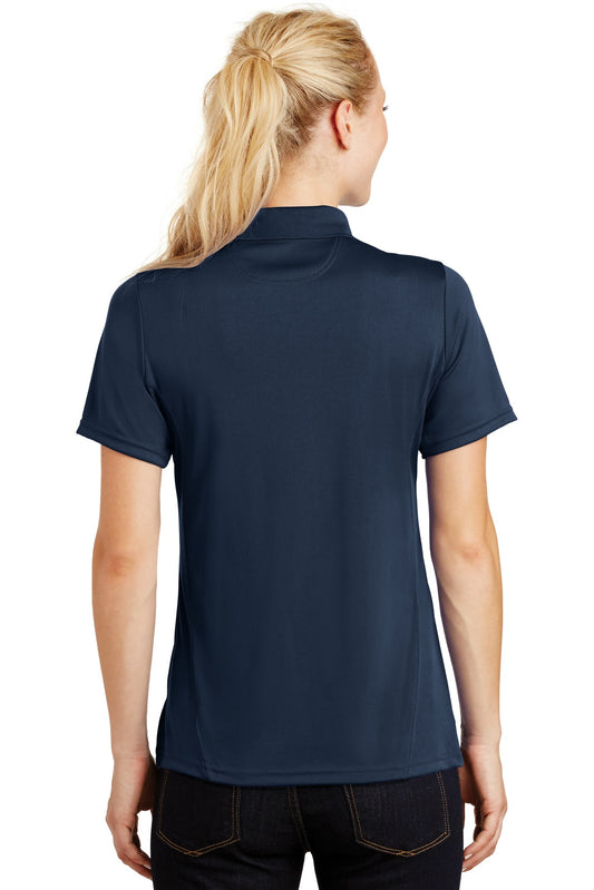 Sport-Tek Women's Dry Zone Raglan Accent Polo. L475 True Navy