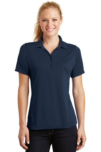 Sport-Tek Women's Dry Zone Raglan Accent Polo. L475 True Navy