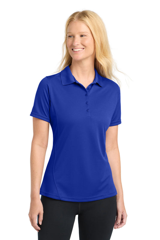 Sport-Tek Women's Dry Zone Raglan Accent Polo L475 True Royal