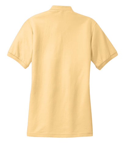 Port Authority Women's Silk Touch Polo.  L500 Banana