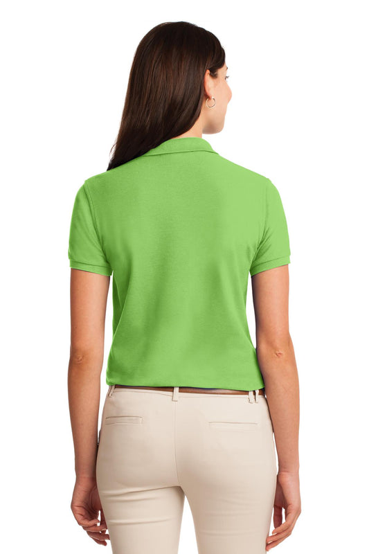 Port Authority Women's Silk Touch Polo.  L500 Lime
