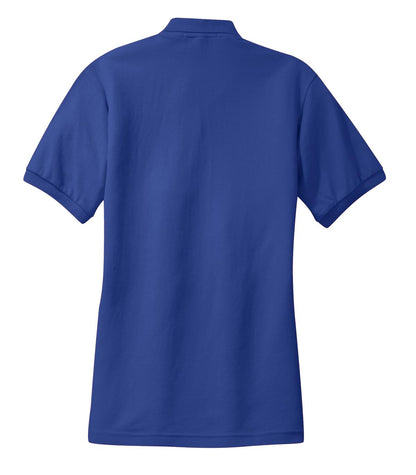 Port Authority Women's Silk Touch Polo.  L500 Royal