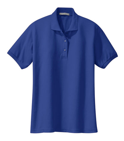 Port Authority Women's Silk Touch Polo.  L500 Royal