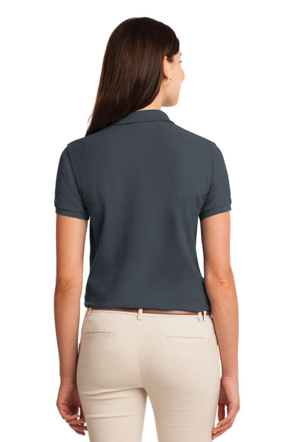 Port Authority Women's Silk Touch Polo.  L500 Steel Grey