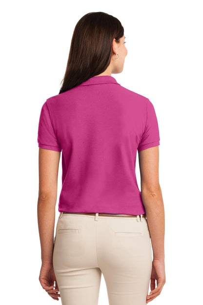 Port Authority Women's Silk Touch Polo.  L500 Tropical Pink