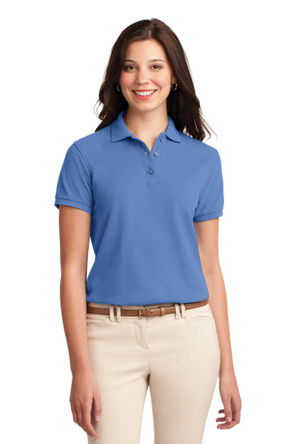 Port Authority Women's Silk Touch Polo.  L500 Ultramarine Blue