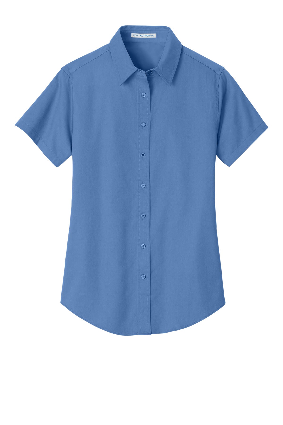 Port Authority Women's Short Sleeve Easy Care  Shirt.  L508 Ultramarine Blue