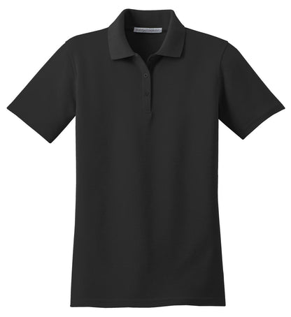 Port Authority Women's Stain-Resistant Polo. L510 Black