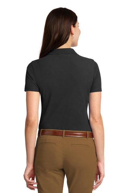 Port Authority Women's Stain-Resistant Polo. L510 Black