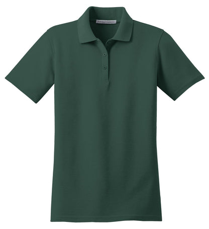 Port Authority Women's Stain-Resistant Polo. L510 Dark Green