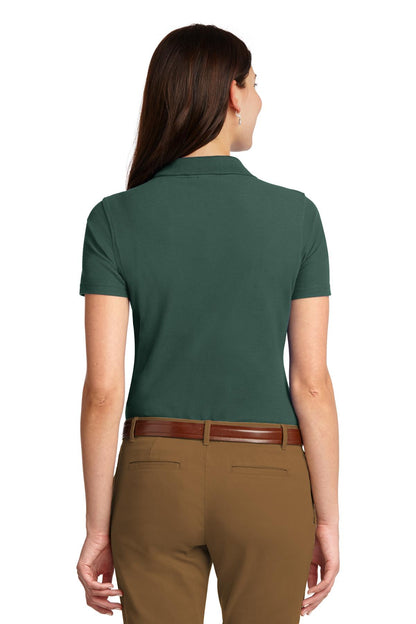 Port Authority Women's Stain-Resistant Polo. L510 Dark Green