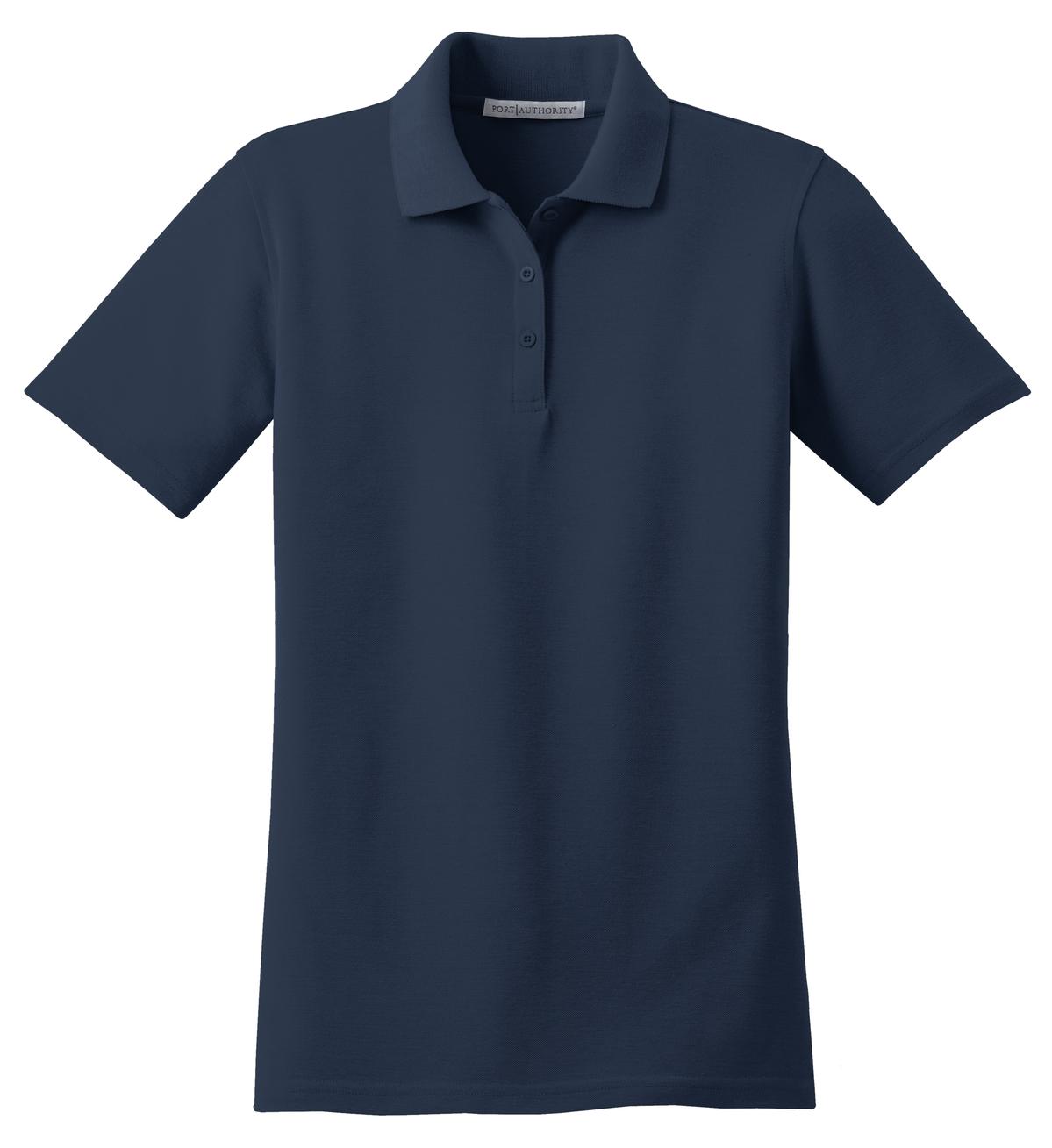 Port Authority Women's Stain-Resistant Polo. L510 Navy