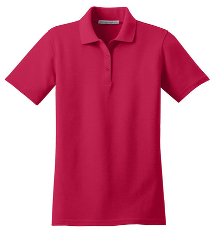 Port Authority Women's Stain-Resistant Polo. L510 Red