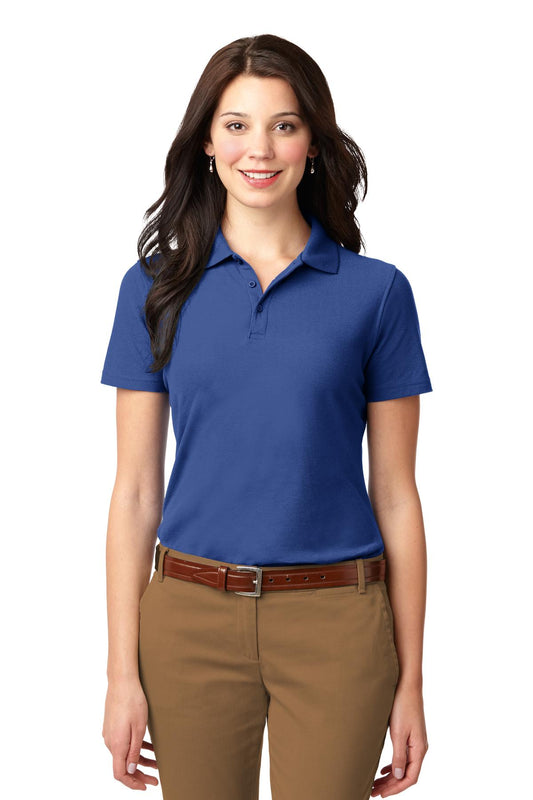 Port Authority Women's Stain-Resistant Polo. L510 Royal