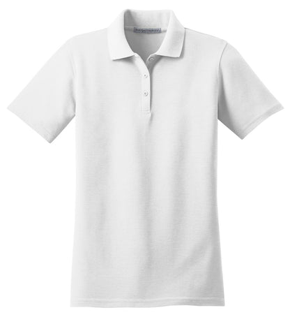 Port Authority Women's Stain-Resistant Polo. L510 White