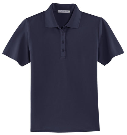 Port Authority Women's Dry Zone Ottoman Polo.  L525 Navy