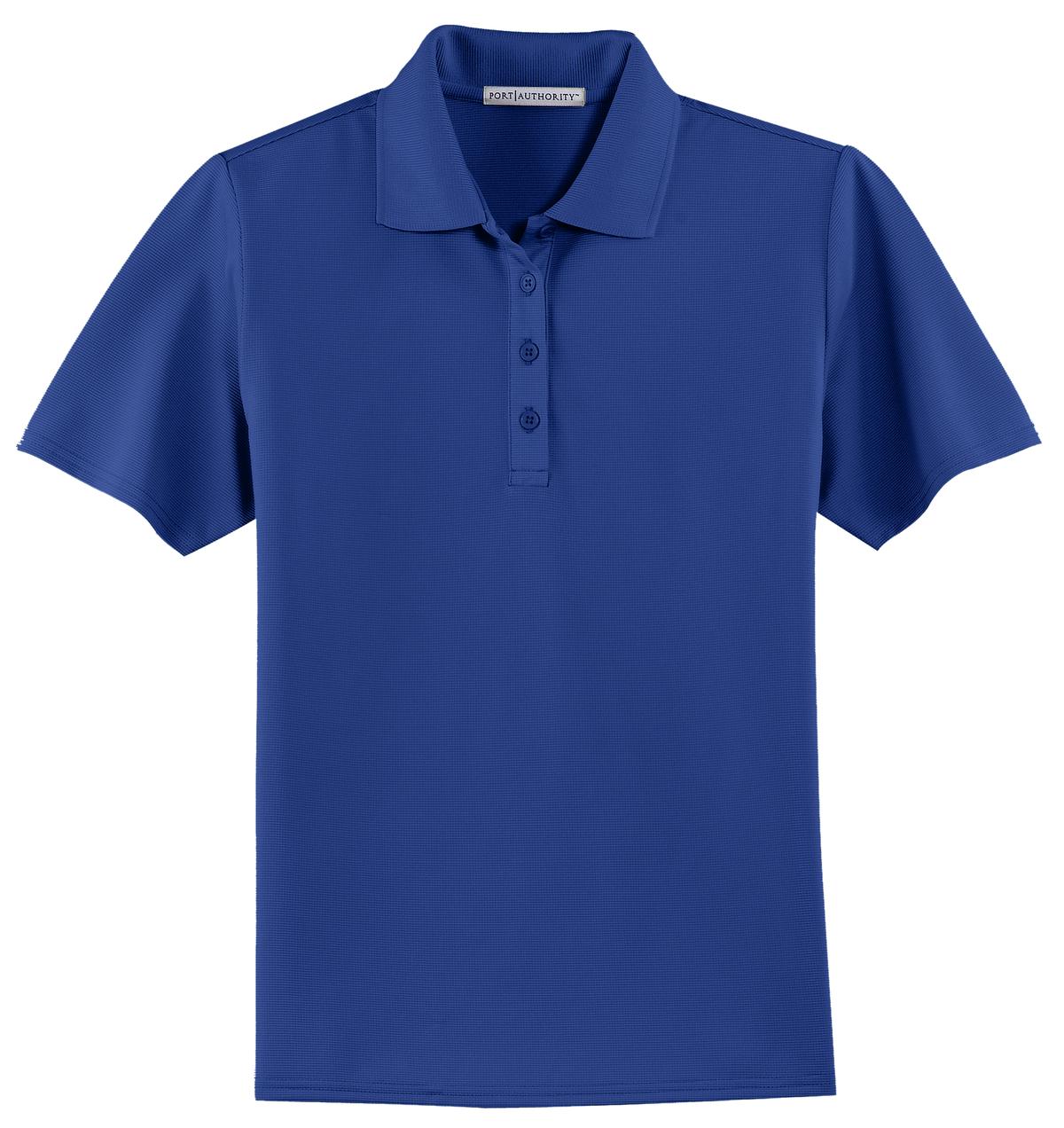 Port Authority Women's Dry Zone Ottoman Polo.  L525 Royal