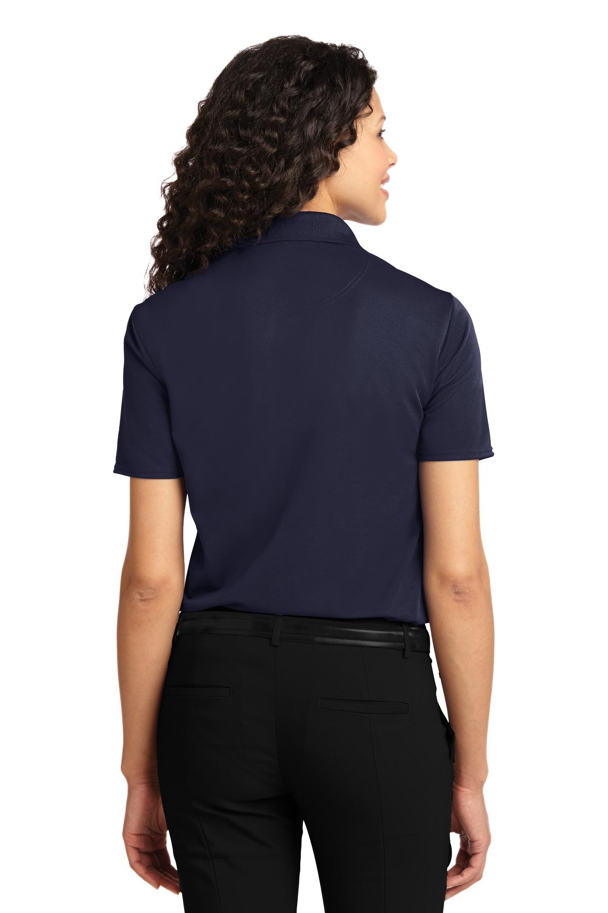 Port Authority Women's Dry Zone Ottoman Polo.  L525 Navy