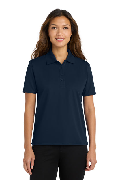 Port Authority Women's Dry Zone Ottoman Polo.  L525 Navy