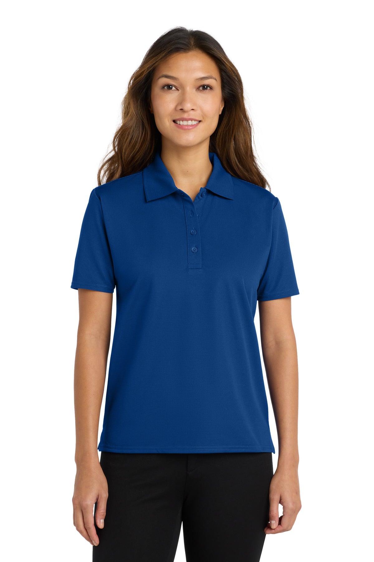 Port Authority Women's Dry Zone Ottoman Polo.  L525 Royal