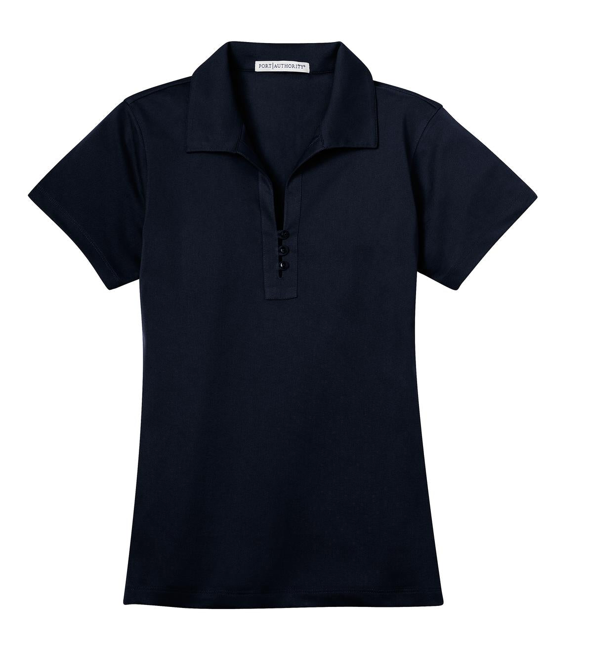 Port Authority Women's Tech Pique Polo. L527 Dark Navy